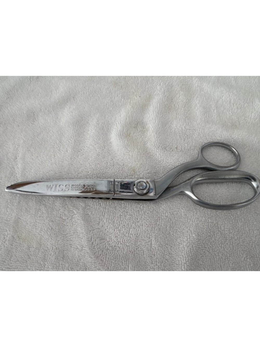 Wiss Model CC9 Chrome Plated Pinking Shears 9" Heavy Duty Sewing Scissors NWOP